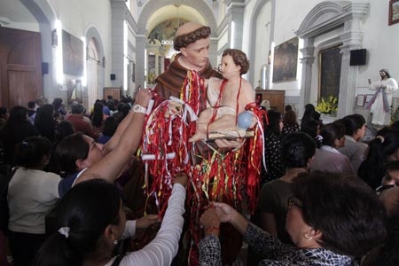 San Antonio de Padua, el santo del amor en Puebla