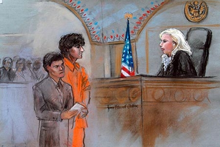 Tsarnaev se declara inocente de los 30 cargos que se le imputan
