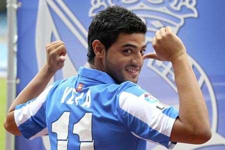 Carlos Vela fue presentado con la Real Sociedad