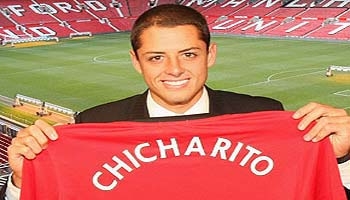 Chicharito Hernández, en plan goleador con el ManU