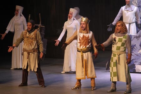 Spamalot, Los Mascabrothers de la mesa redonda se presentó en Puebla