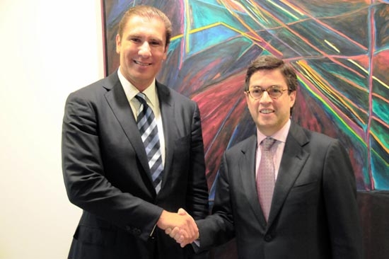 RMV se reunió con el presidente del Banco Interamericano de Desarrollo