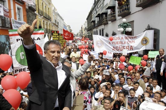 Agüera se registra como candidato del PRI a la alcaldía de Puebla