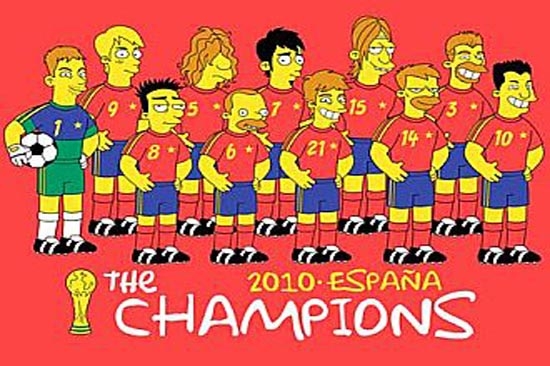 Los Simpson: homenaje a la selección española
