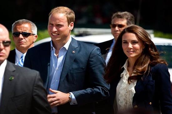 Guillermo y Kate apoyan a damnificados canadienses por incendios