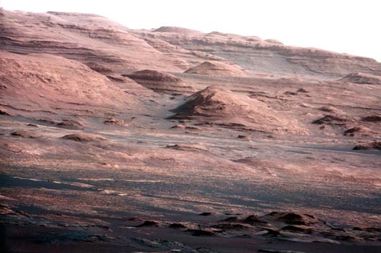 Curiosity envía imágenes de la capa terrestre de Marte