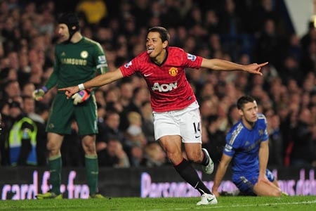 Chicharito lo volvió hacer, dio el triunfo al ManU