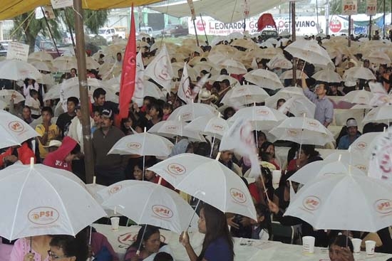 PSI cierra campaña en Felipe Ángeles y Palmar de Bravo