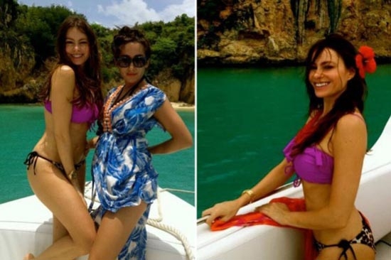 Sofía Vergara disfruta soltería con sexy bikini