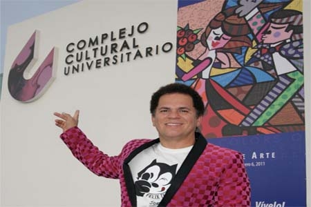 Exposición “El Color de la esperanza” de Romero Britto, en el CCU-BUAP