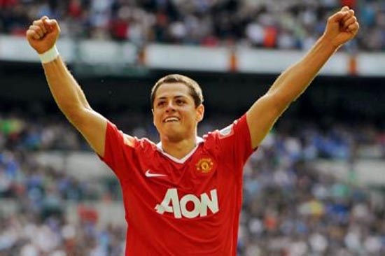 Chicharito brilla en el Manchester United