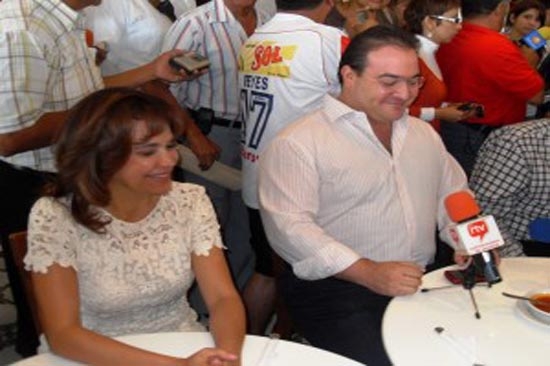 Alcalá recibe el apoyo político del gobernador electo de Veracruz, Javier Duarte