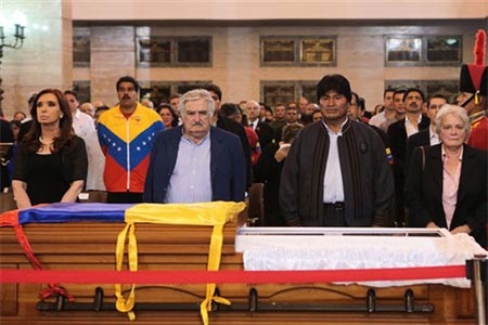 Asisten 33 jefes de Estado a funeral de Hugo Chávez