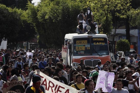 EPR se deslinda de movimiento estudiantil contra alza al transporte