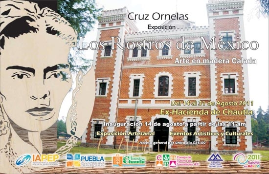Consejo de Turismo de Texmelucan inaugura exposición artesanal en la Ex Hacienda de Chautla
