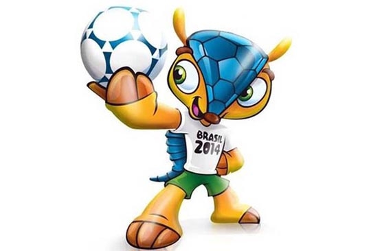 Un armadillo, posible mascota del Mundial 2014
