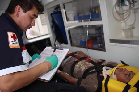 Dos personas heridas tras derrumbe de un techo en la colonia Santa Margarita
