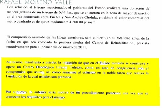 RMV también quiere un Centro Oncológico Infantil Teletón