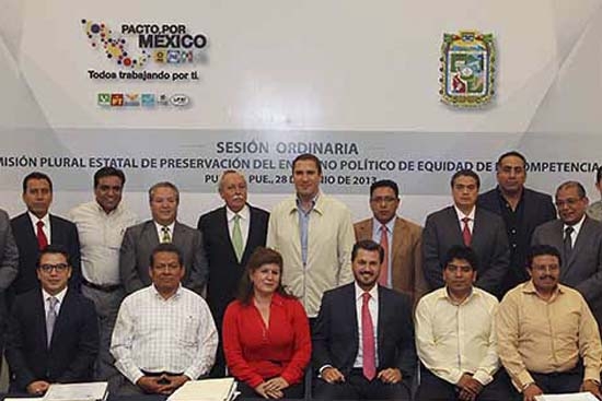 Gobierno de Puebla y partidos llaman a no violentar la elección del 7 de julio