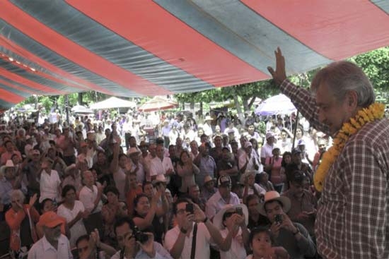 AMLO estuvo de gira por Izúcar de Matamoros