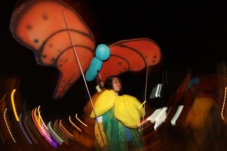 Desfile de Reyes Magos por las calles de Puebla