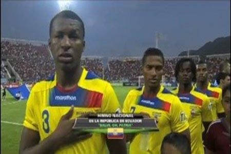 Confunden himno nacional mexicano con el de Ecuador