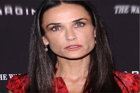 Demi Moore, el desamor la consume