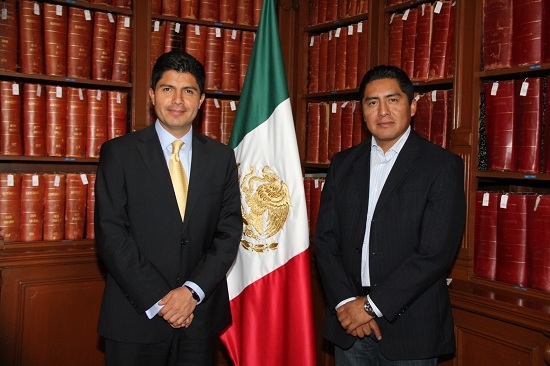 Eduardo Rivera se reunió con Delegado Federal de Sedesol