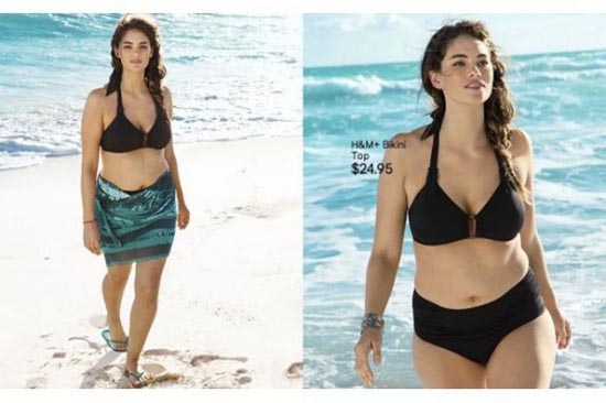 H&M reconoce que sus modelos se pasaban de flacas