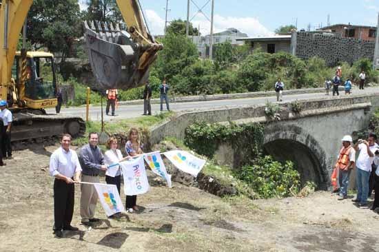 RMV inicia obras para puente en Atlixco
