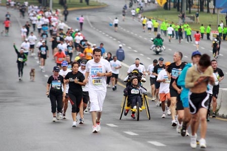 Medio Maratón del Día del Padre por las calles de Puebla