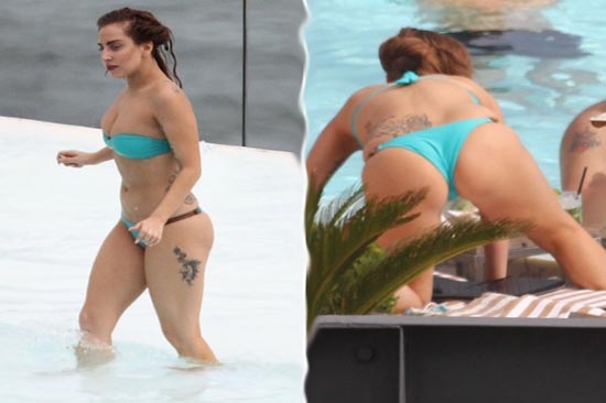 Lady Gaga presume bikini en Brasil