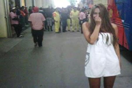 Galilea Montijo, le tembló en toalla