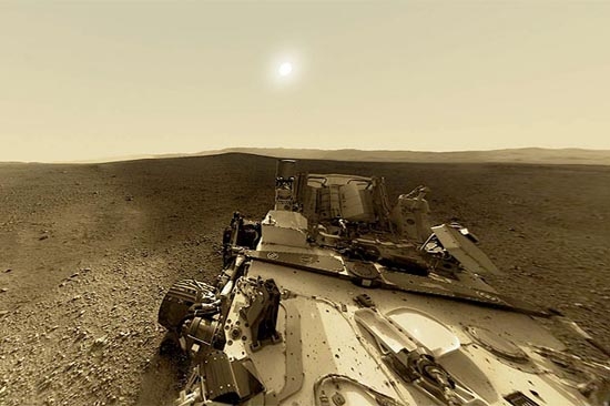 Curiosity: Aparece en internet foto panorámica de Marte