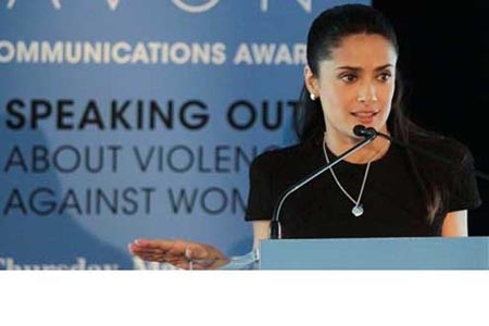 Salma Hayek pide en la ONU respeto para las mujeres