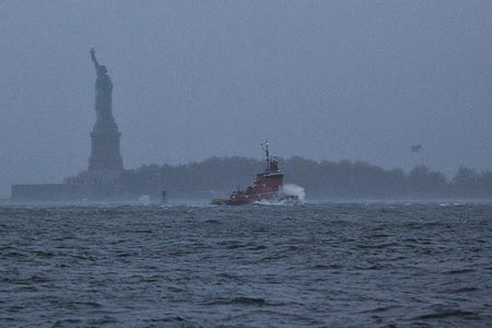 Huracán Sandy y la tormenta en Nueva York