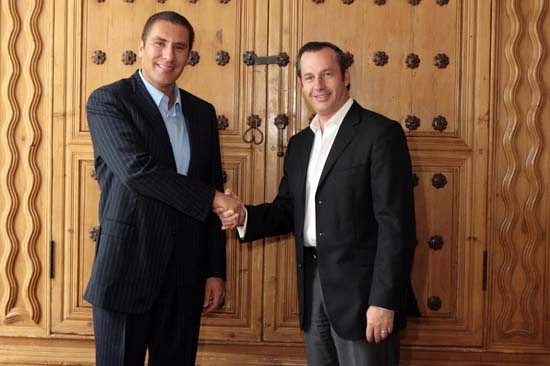 Moreno Valle promociona Puebla con Aeroméxico