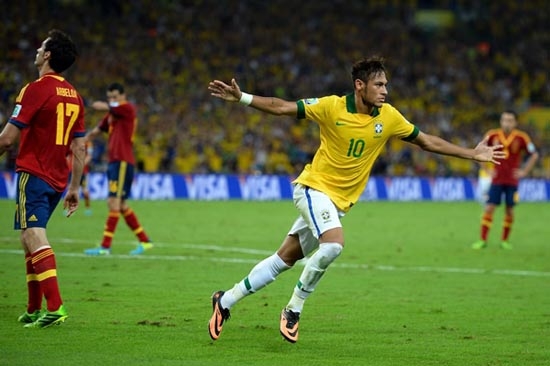 Brasil goleó 3-0 a España y es campeón de la Copa Confederaciones
