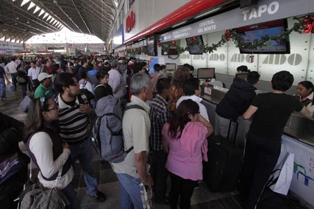 CAPU registra alta afluencia de viajeros por periodo vacacional