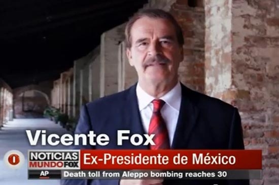 Vicente Fox conducirá programa de TV sobre México