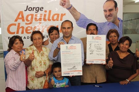Aguilar Chedraui propone sistema de vigilancia exclusivo para principales UH y colonias