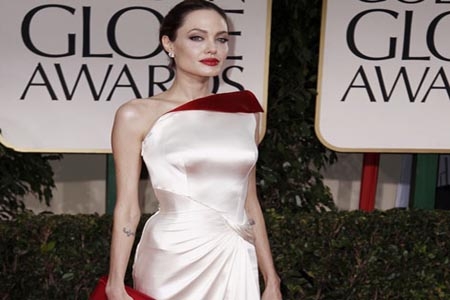 Angelina Jolie, la mejor vestida de los Globos de Oro