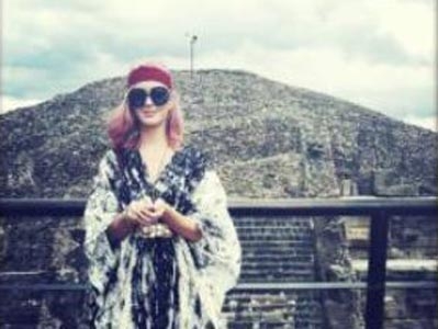 Katy Perry visitó Teotihuacán