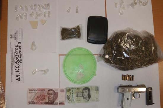 PGJ asegura droga, billetes falsos y piratería en Xonaca