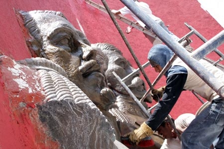 Así están remodelando los Fuertes de Loreto y Guadalupe
