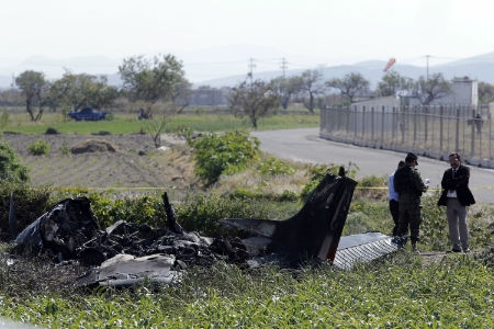 Se desploma avioneta del Ejército en Puebla