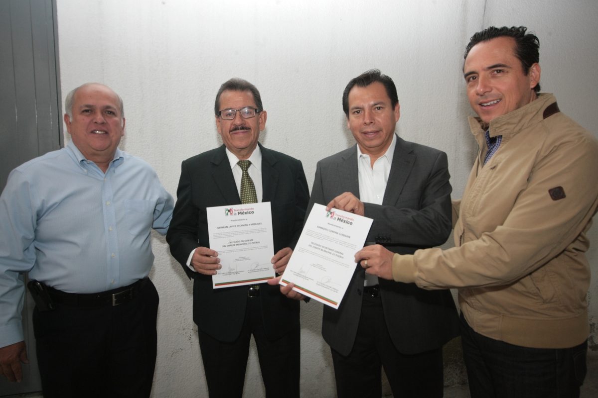 PRI impone a Hickman en el Comité Municipal de Puebla