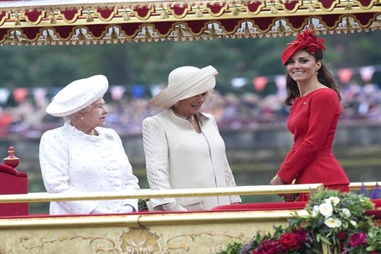 Kate Middleton roba cámara en Jubileo de Diamante