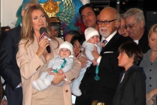 Celine Dion, orgullosa de su familia