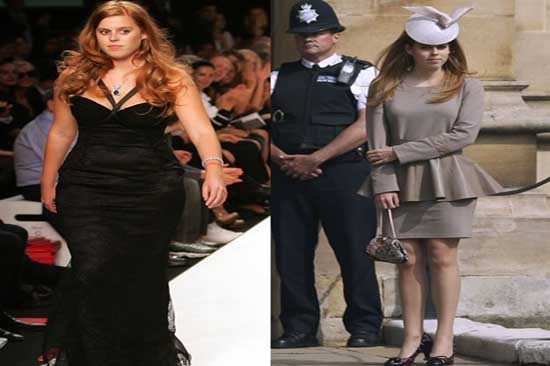 Princesa Beatriz, antes y después de la dieta